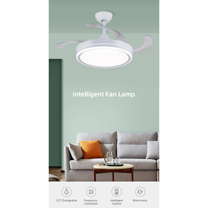 Chandelier Ceiling Fan With Light For Living Room
