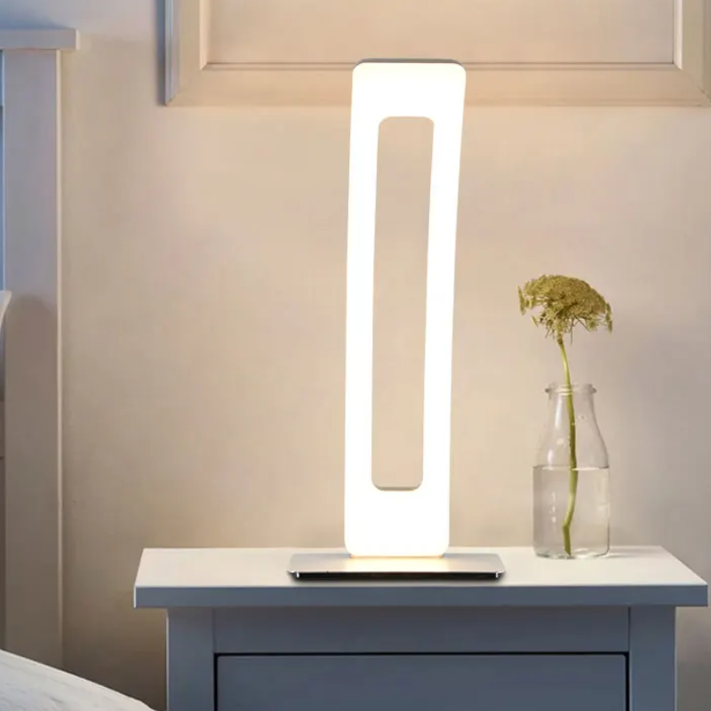 Contemporary Curved Indoor LED Table Lamp