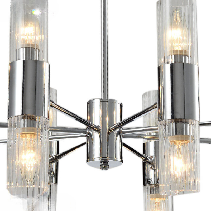 Cylindrical Decorative Industrial LED Chandelier Lights