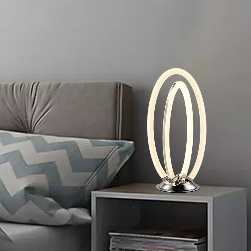 Decorative Double Ring LED Table Lamp