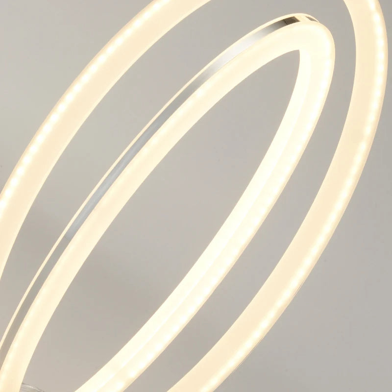 Decorative Double Ring LED Table Lamp
