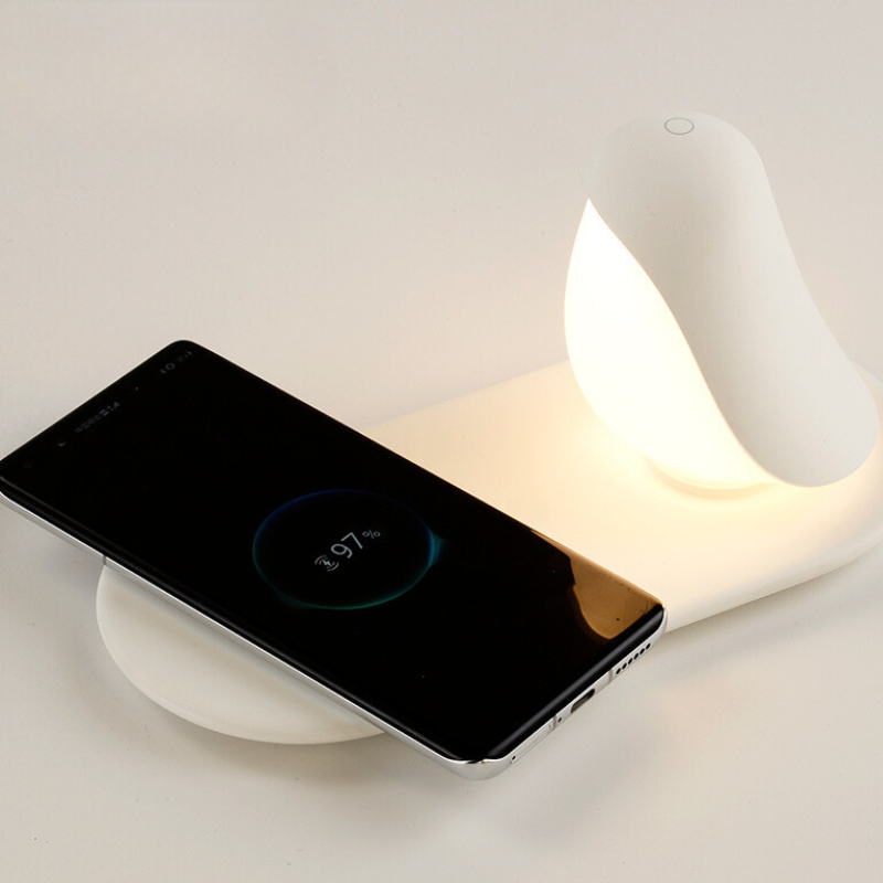 Wireless Charging Mini LED Lamp