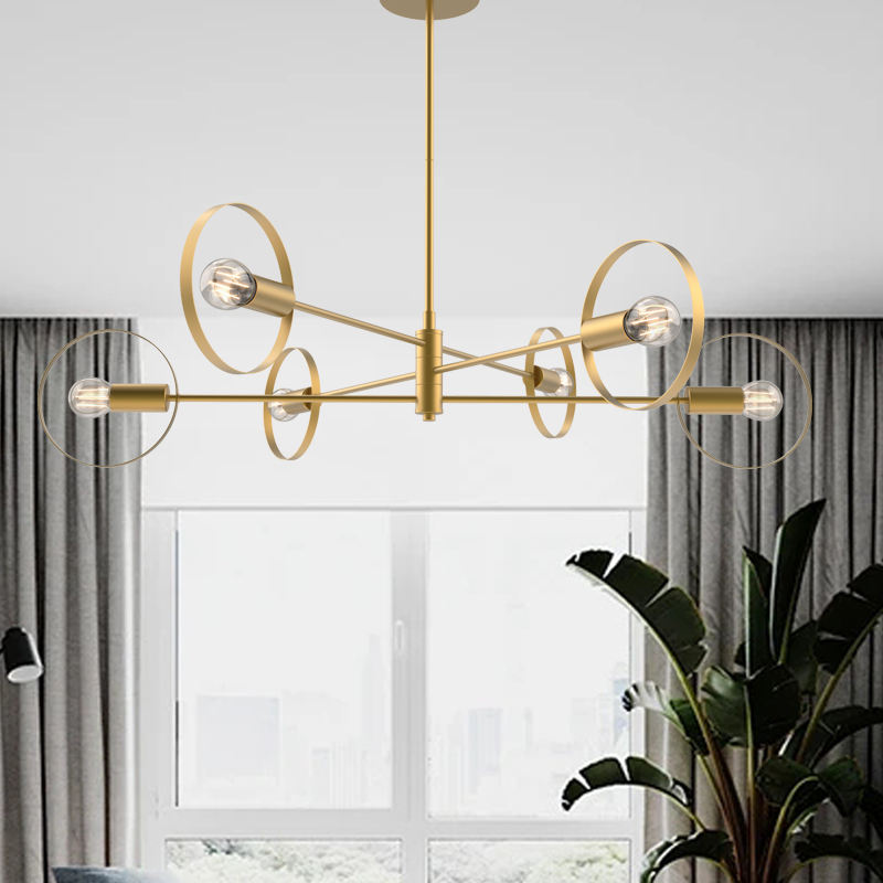 Elegant Chandelier Pendant Light For Dining Room And Hotel Decor