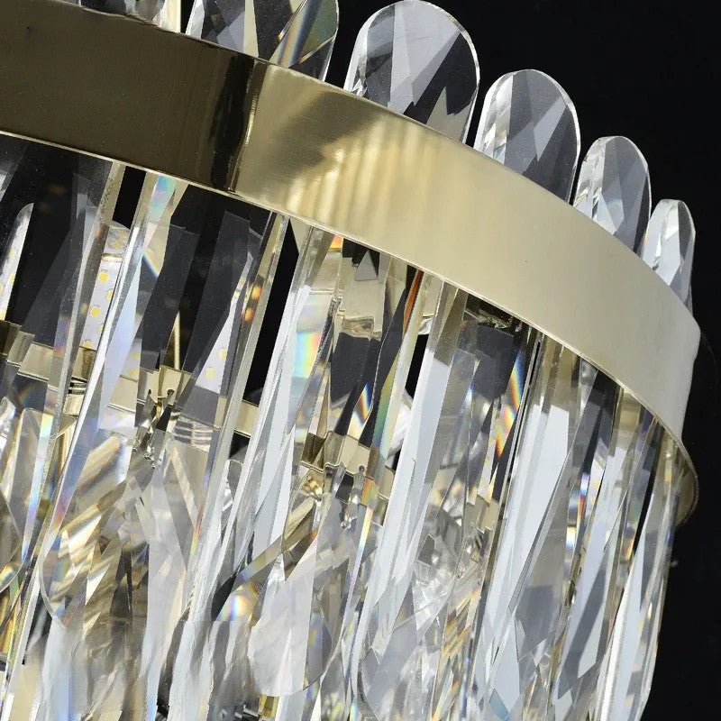 Elegant Crystal LED Chandelier