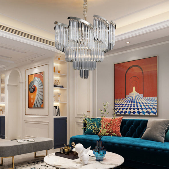 Hotel Decoration With Elegant Crystal Chandelier