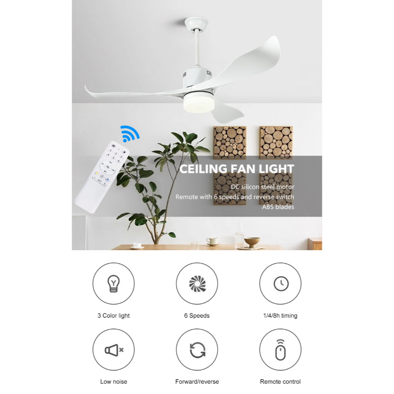 LED Light Ceiling Fan For Living Room