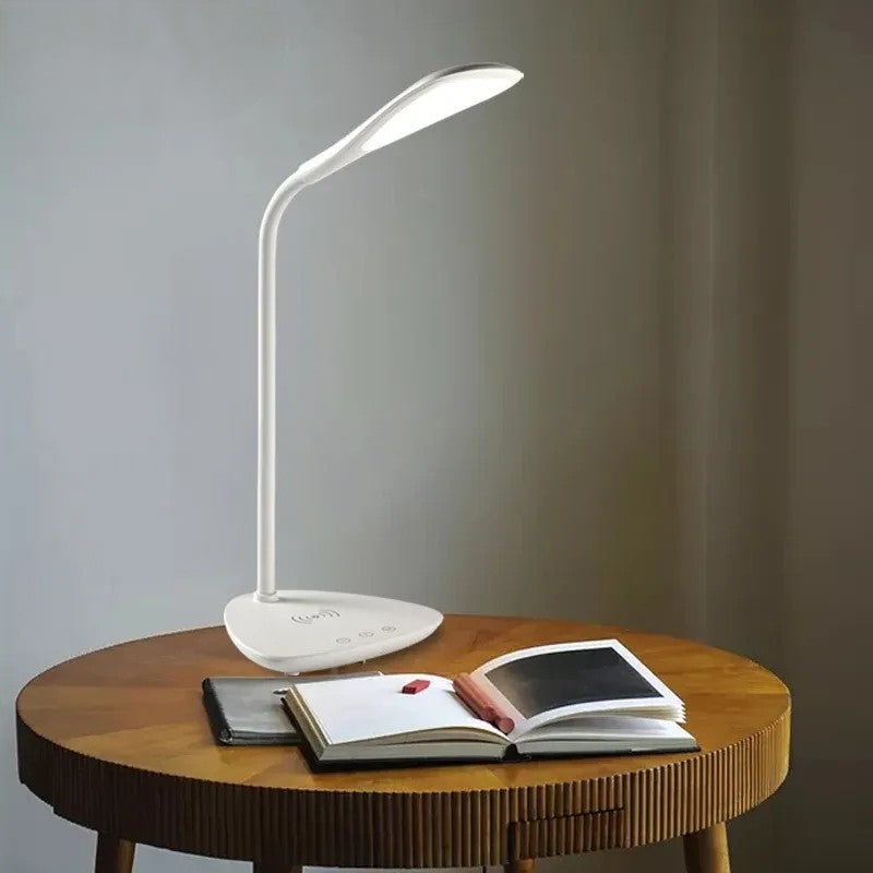 LED Table Lamp With Wireless Charging For Indoor