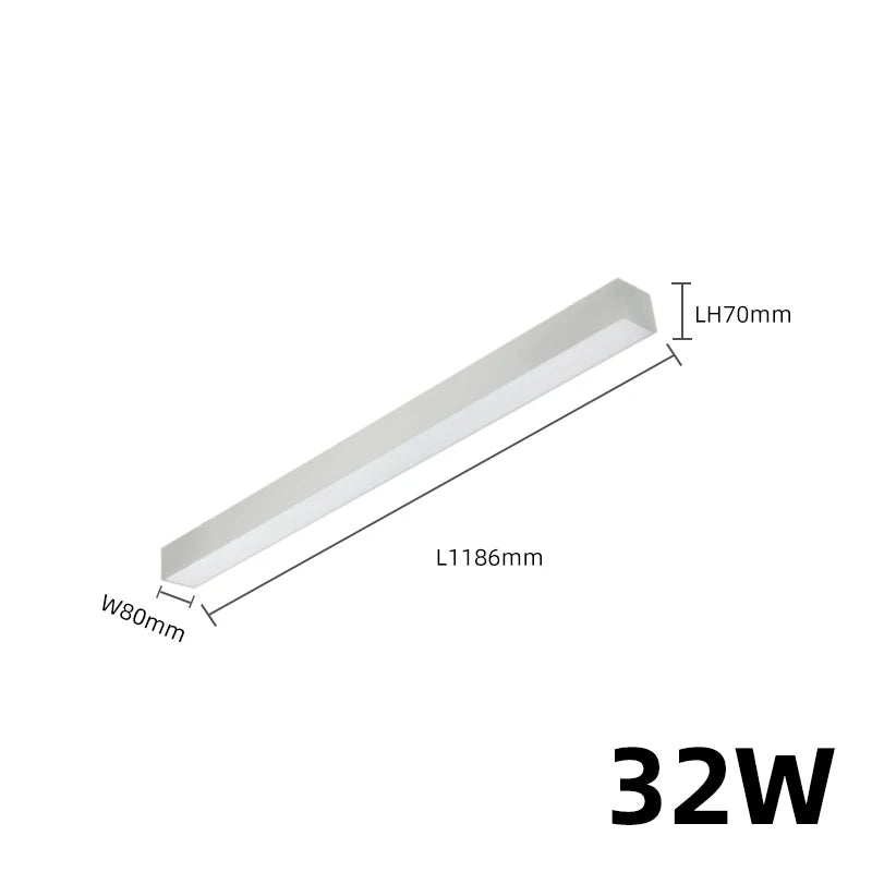 Sleek LED Linear Ceiling Lighting