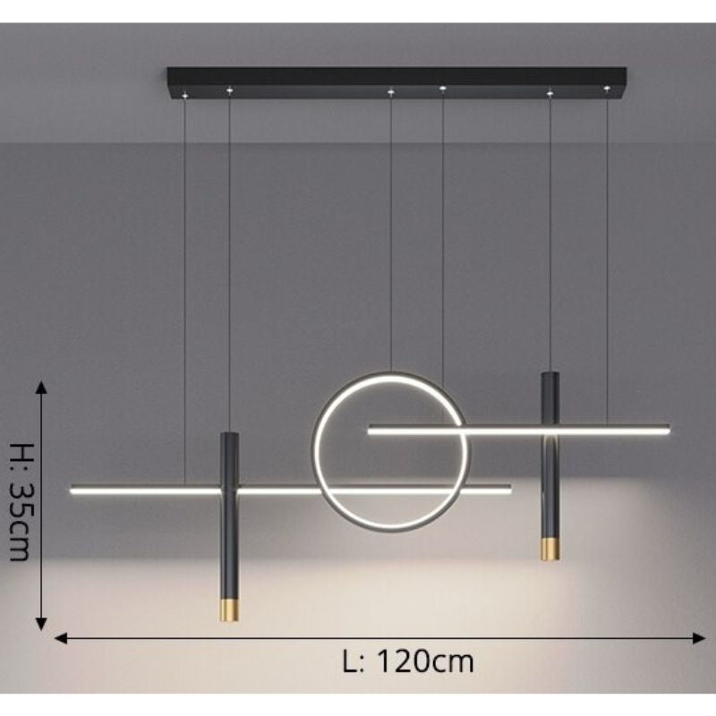 Modern LED Ceiling Pendant Ring Decor Lamps