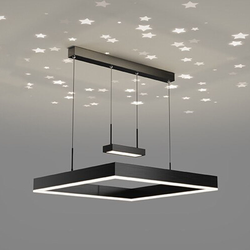 Modern LED Star Indoor Lighting Decor Chandelier Lamp