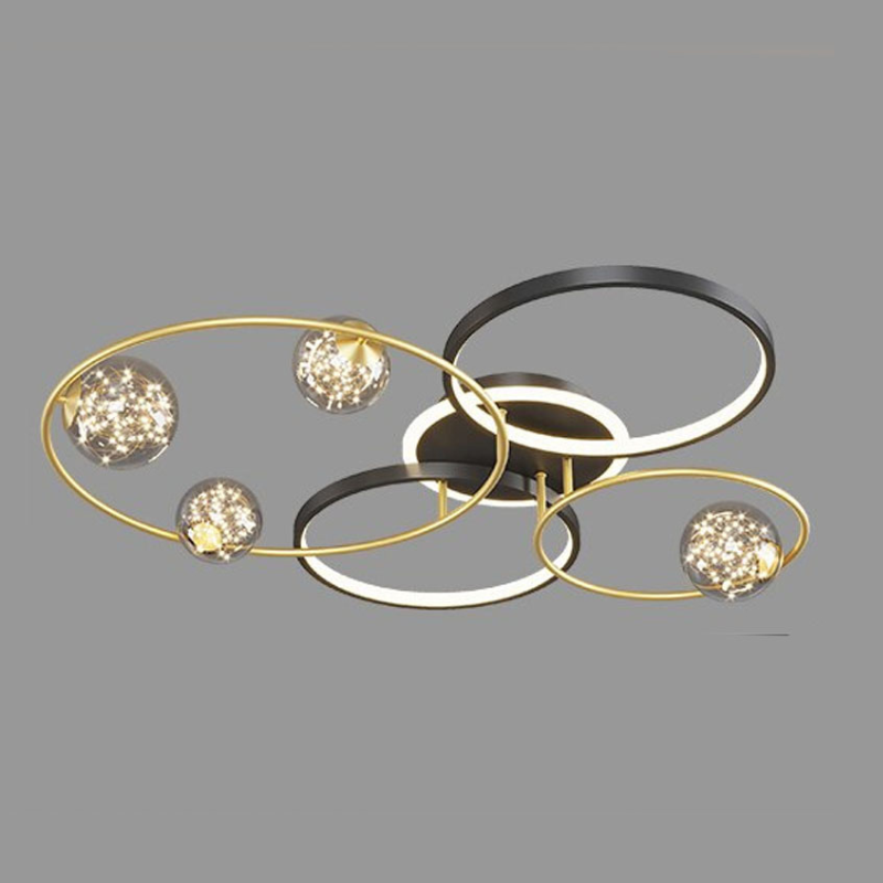 Luxury Ring LED Decor Lamps Chandelier