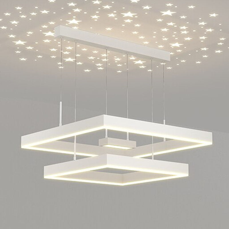Modern LED Star Indoor Lighting Decor Chandelier Lamp