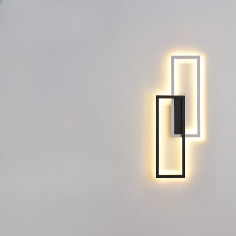 Indoor Wall Mounted Rectangle Outline Decor Light