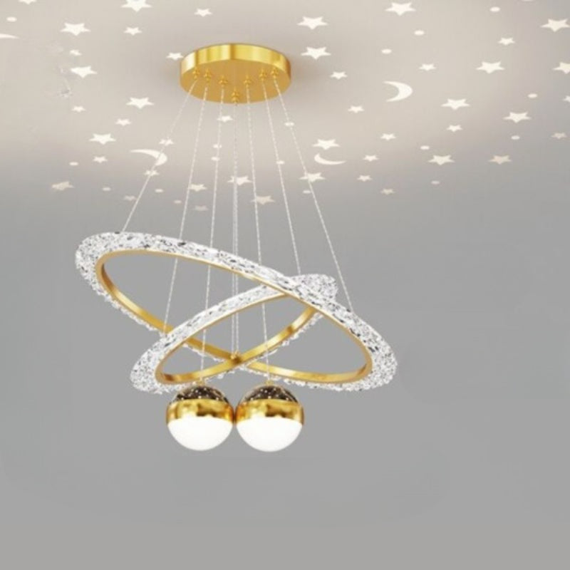 Modern Interior Decorative Ring Pendant Lamps