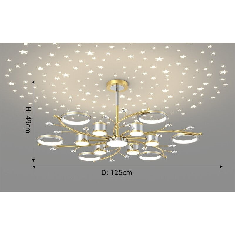 Nordic Luxury LED Indoor Decor Lighting Chandelier