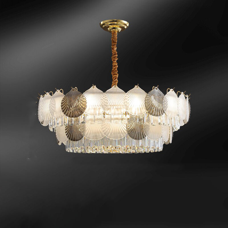 Golden Crystal Indoor Decor Chandelier Lamps