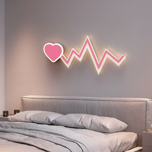 Modern Minimalist Creative Heart-Shape Wall Lamps
