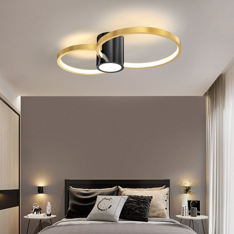 Creative Round Square LED Ceiling Lamp