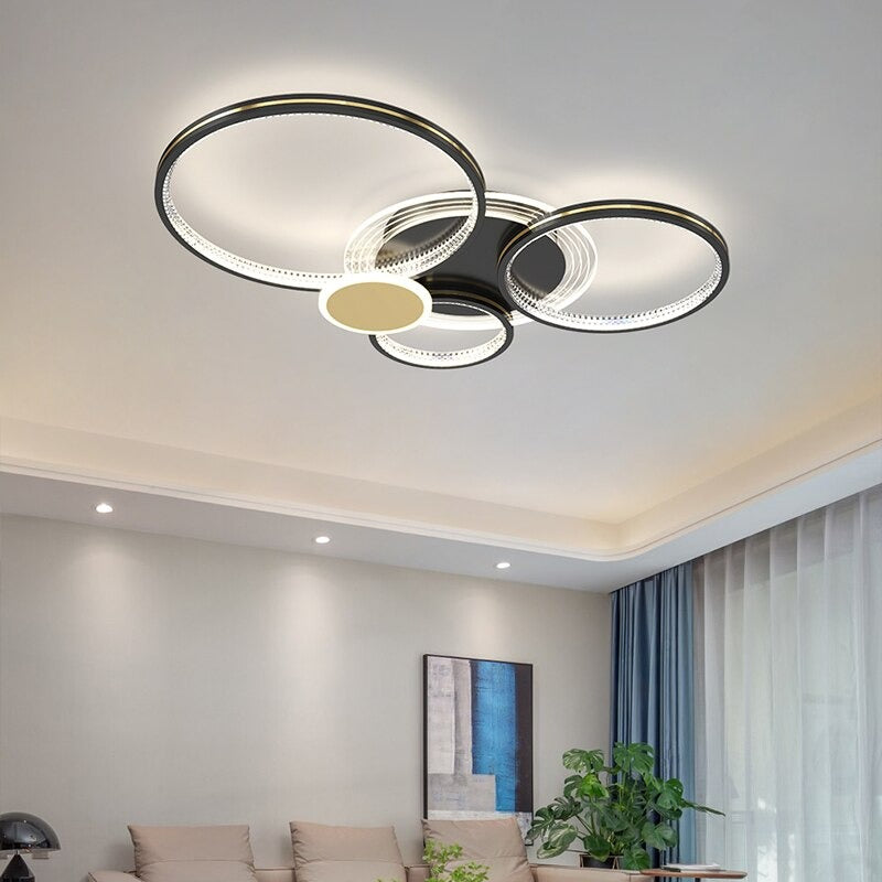 Modern Minimalistic LED Round Ring Ceiling Light