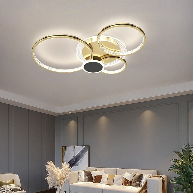 Modern Minimalistic LED Round Ring Ceiling Light