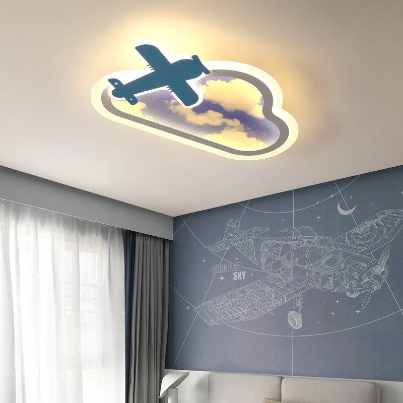 Luxury Airplane Cloud Shape Ceiling Lamp