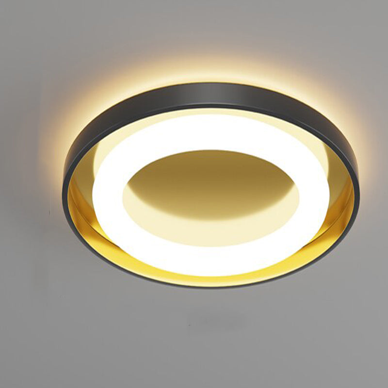 Black And Gold LED Ceiling Indoor Decor Lamp Fixtures