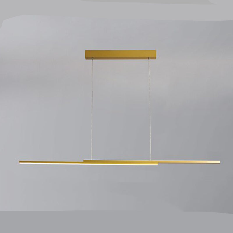 Modern Minimalist Long Strip LED Pendant Lights