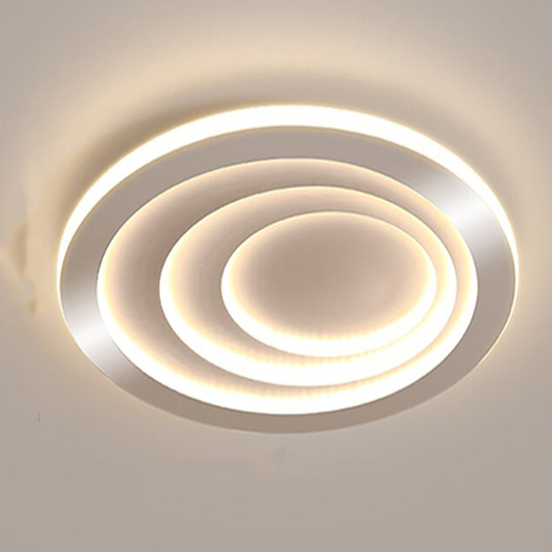 Modern LED Oval Shaped Decor Ceiling Light