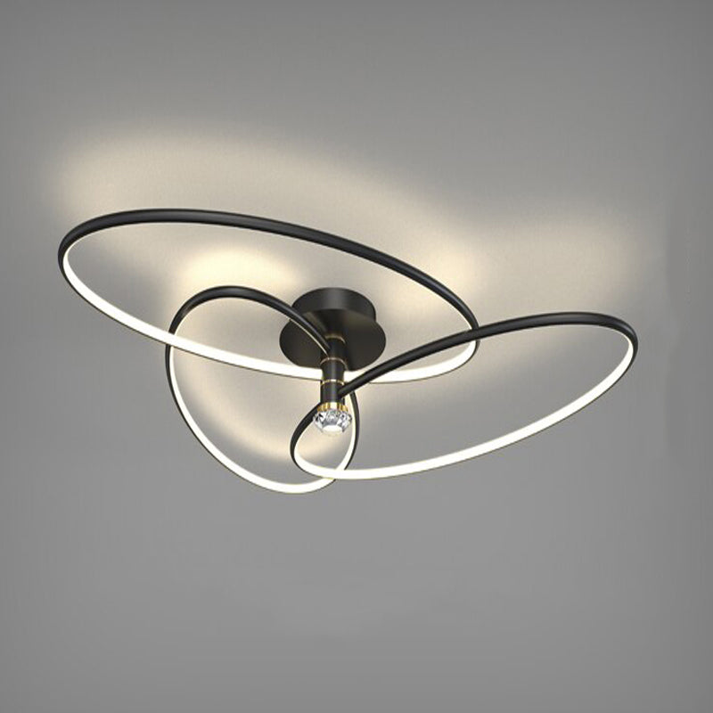 Modern LED Movable Rings Atmosphere Ceiling Lamps