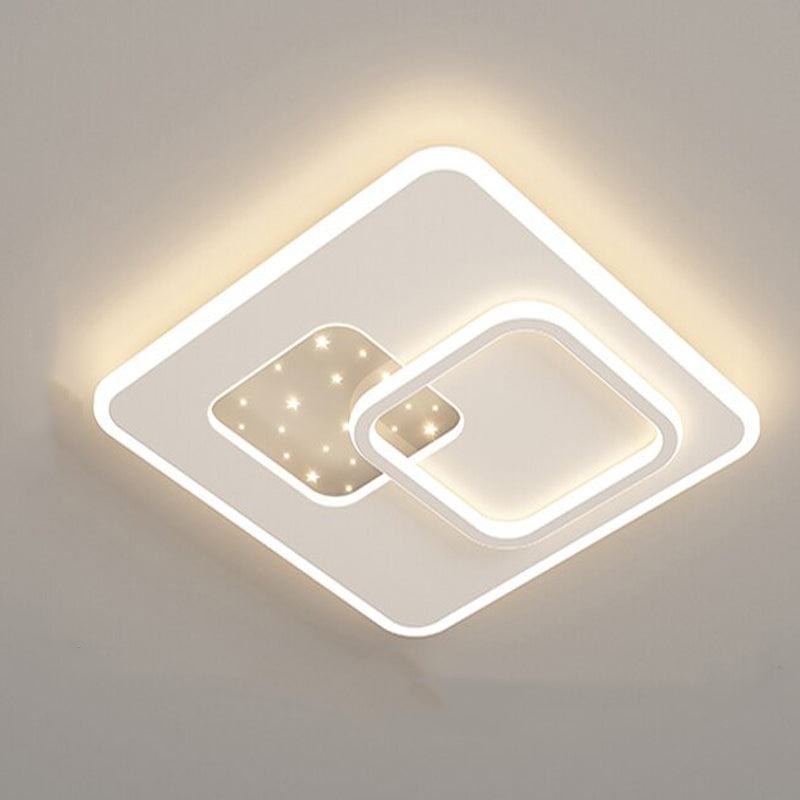 Modern LED Indoor Decor Multi Shaped Ceiling Lamp