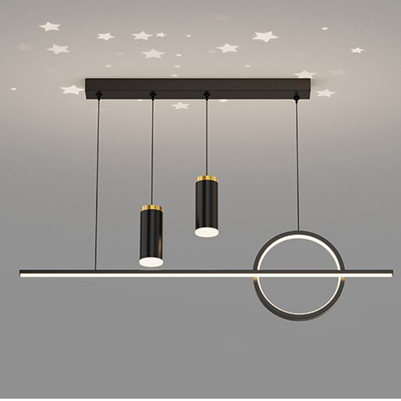 Modern Nordic Black Gold LED Pendant Lights Fixtures