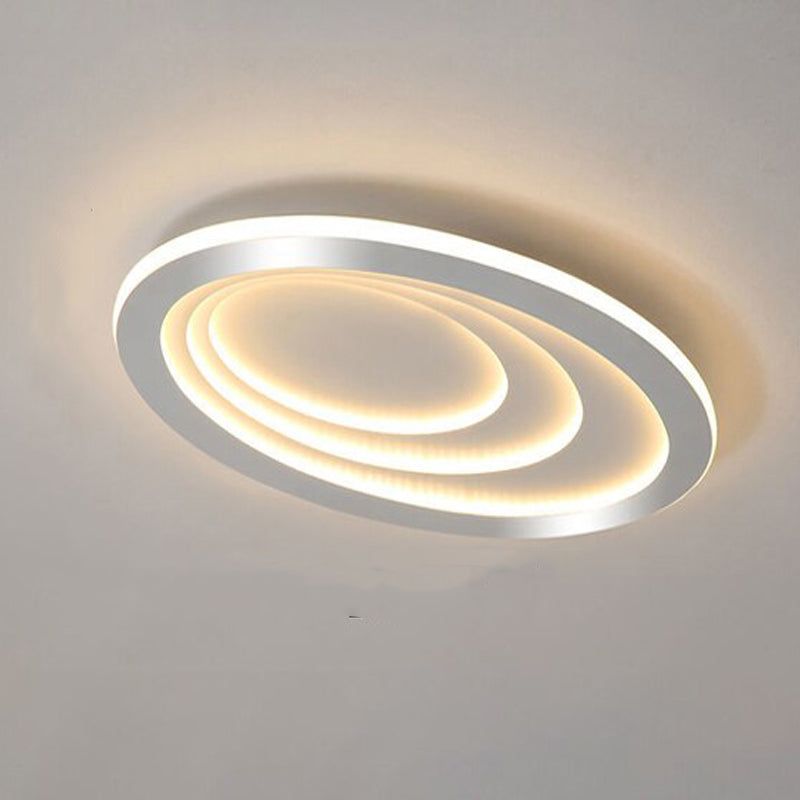Modern LED Oval Shaped Decor Ceiling Light