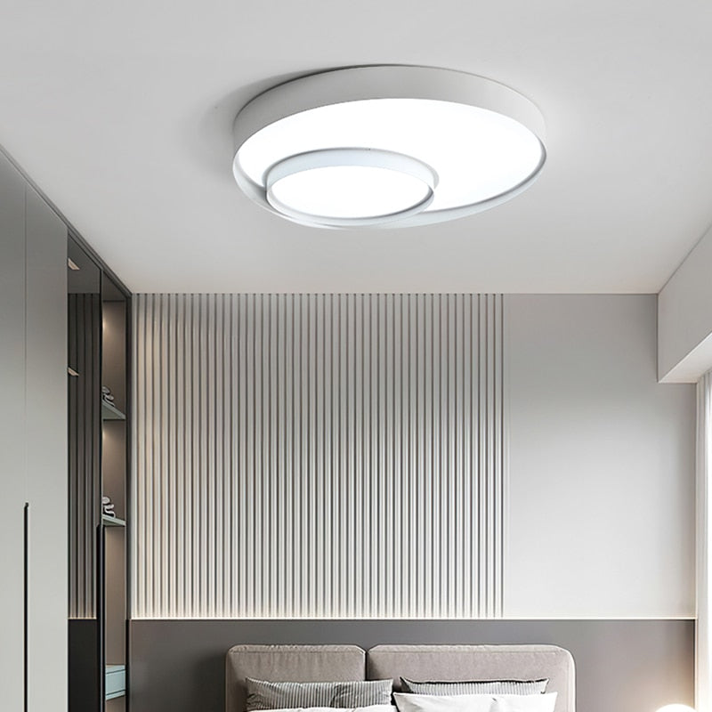 Minimalist LED White Chandelier Home Indoor Decor Lighting Fixture