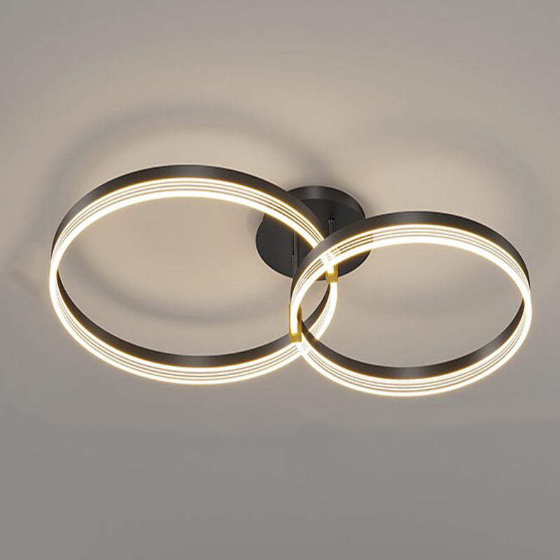 Modern Glossy Ring Ceiling Light For the Living Room