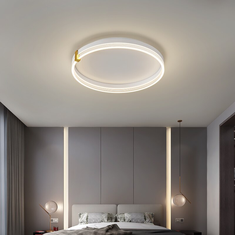 Modern Glossy Ring Ceiling Light For the Living Room