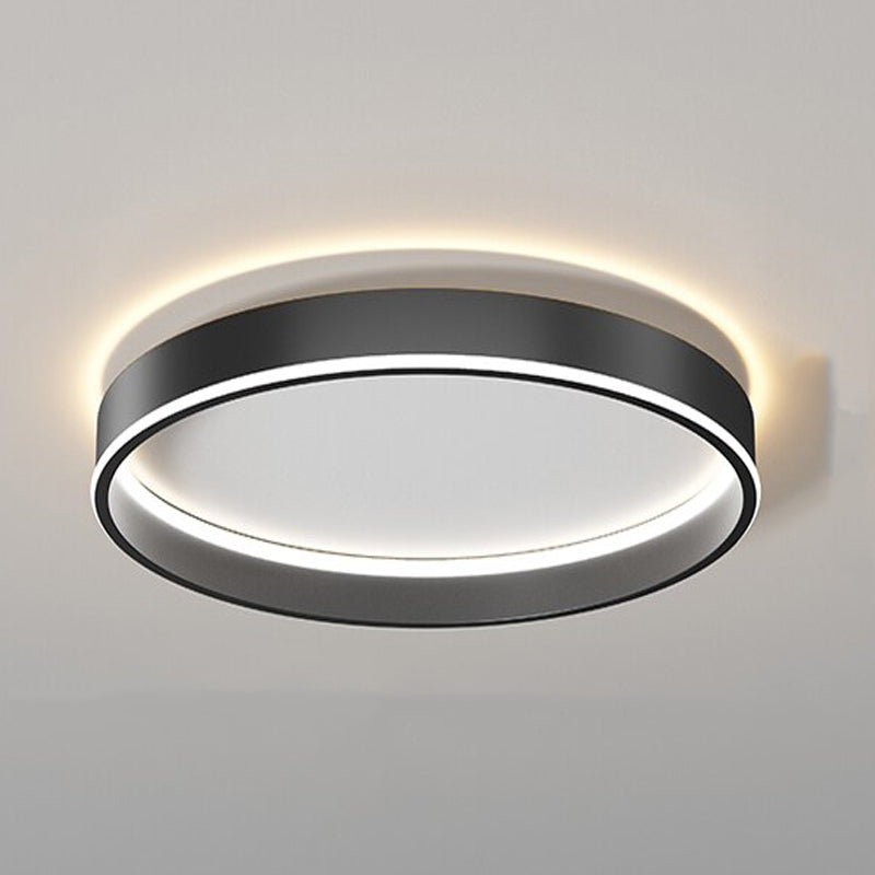 Modern LED Round Room Upholstery Ceiling Lamps