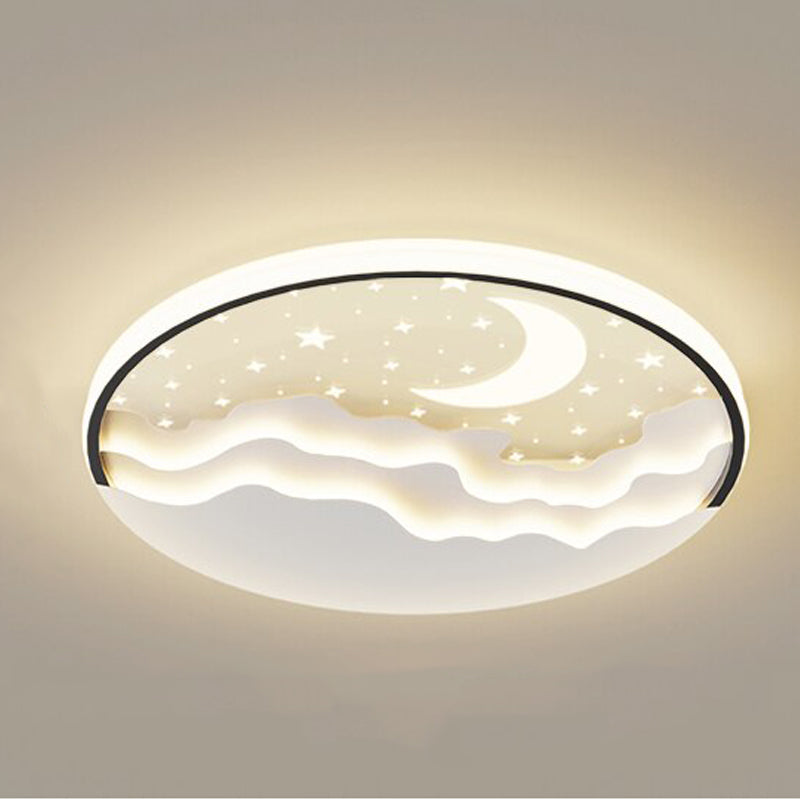 Luxury LED Moon Cloud Ceiling Lights