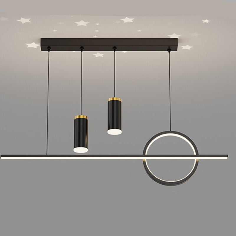 Modern Nordic Black Gold LED Pendant Lights Fixtures
