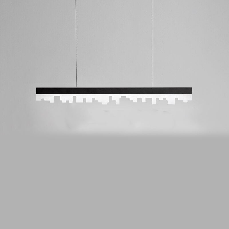 Iron Acrylic Long Pendant Light Decorative Lamp