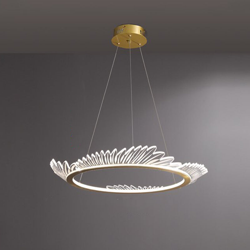 Modern LED Ring Shaped Pendant Lamps