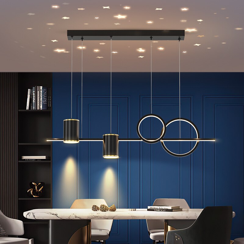 Modern Creative Suspension Bar Ceiling Pendant Lamp