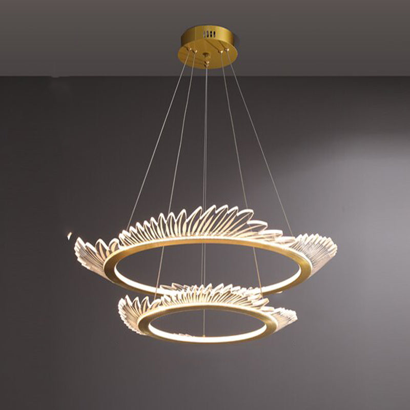 Modern LED Ring Shaped Pendant Lamps