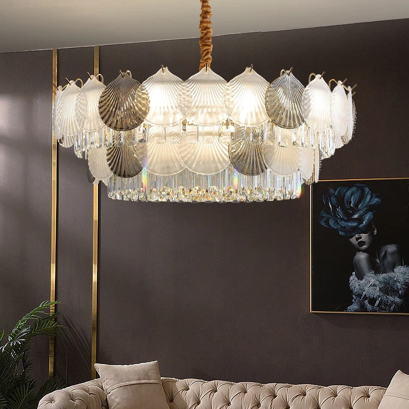 Golden Crystal Indoor Decor Chandelier Lamps