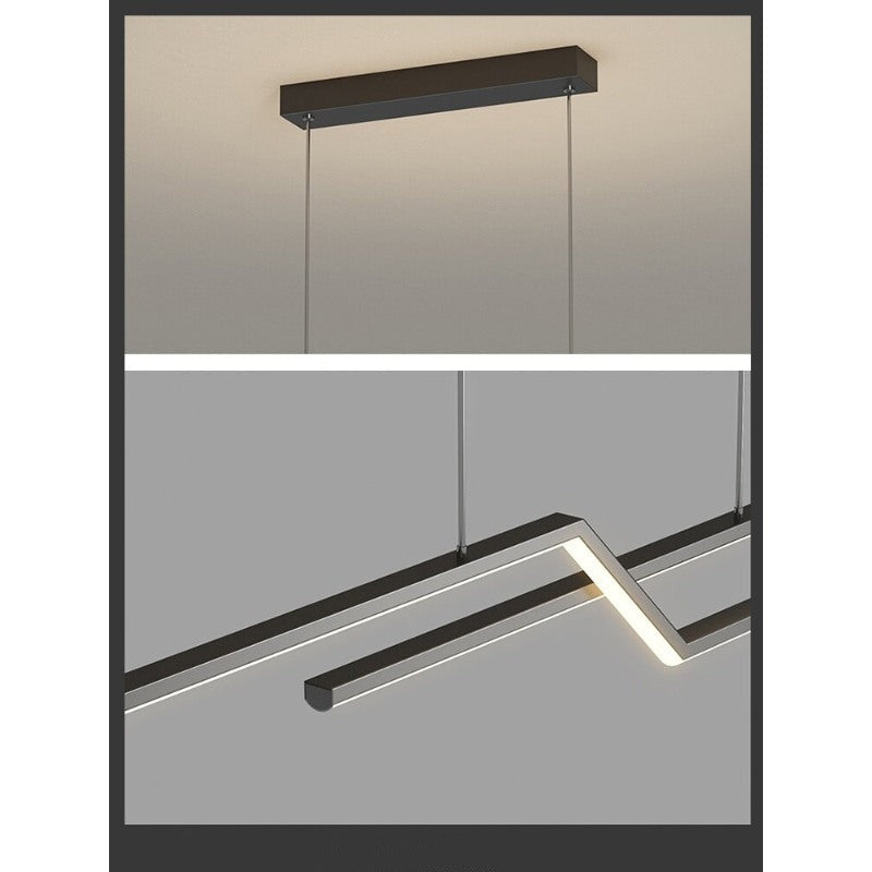 Nordic Minimalist Long LED Pendant Light