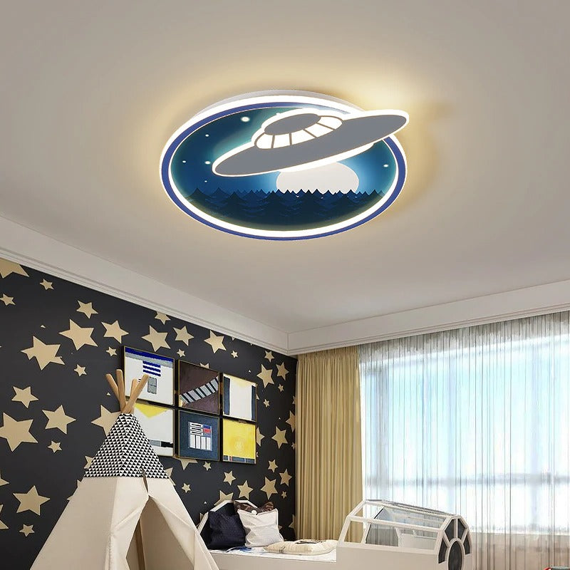 Modern LED Bedroom Cartoon Ceiling Lamp