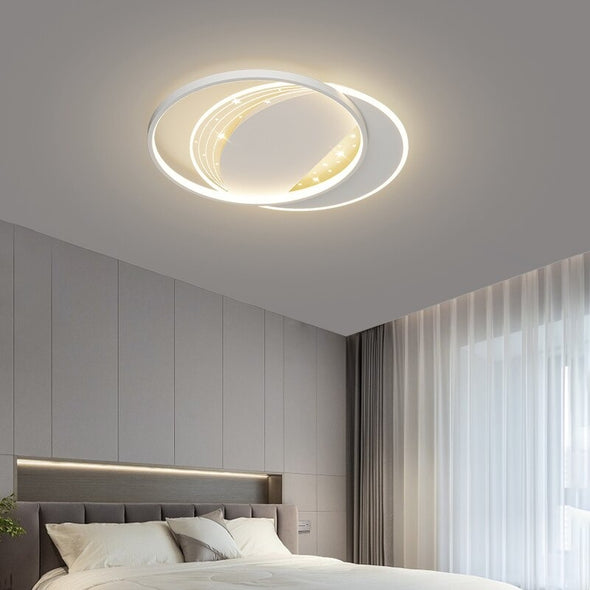 Modern LED Indoor White Chandelier Ceiling Lamp