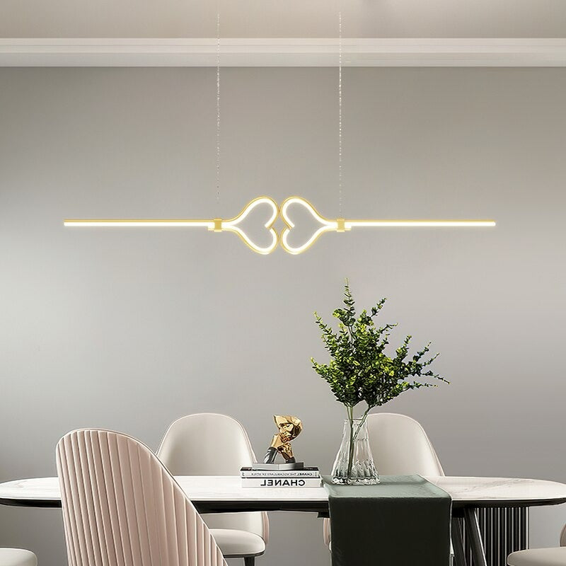 Modern Creative Heart-Shaped LED Decor Pendant Lamps