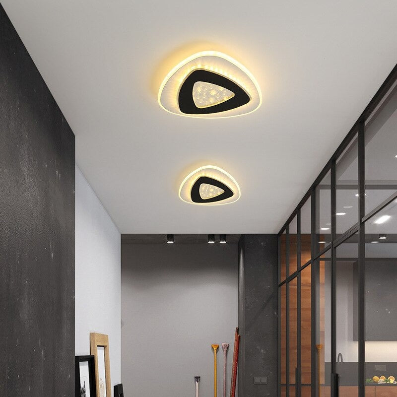Nordic Aisle Round Square Indoor LED Ceiling Lamps