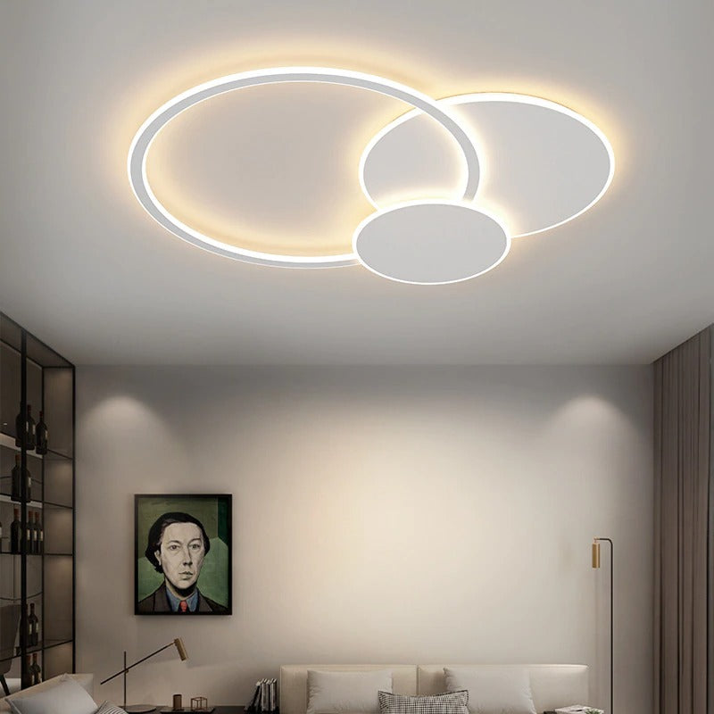 Modern LED Multi Ring Decor Ceiling Lamp