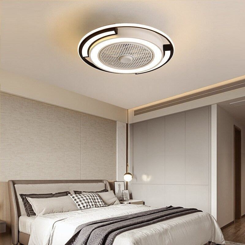 Remote Control LED Ceiling Lamp With Fan